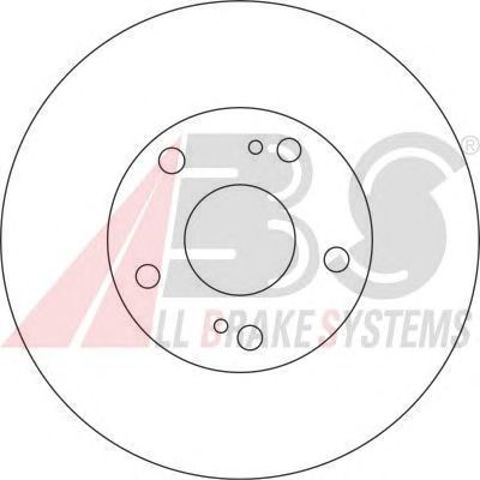 Гальмо дискове переднє 16639 ABS