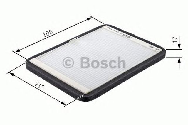 Фільтр, повітря у внутрішній простір 1987432156 BOSCH