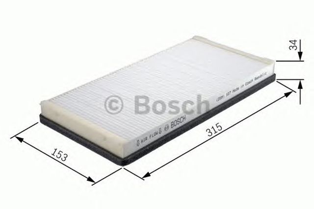 Фільтр салону вугільний 1987432200 BOSCH