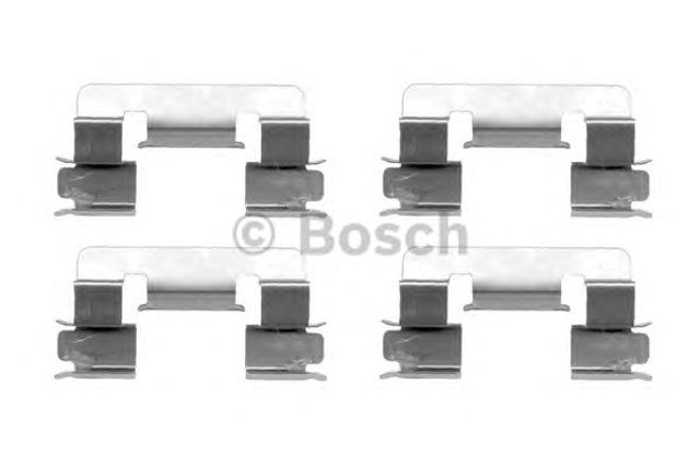Комплект пружинок кріплення дискових колодок, передніх 1987474335 BOSCH