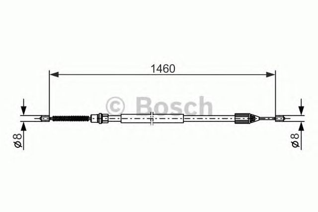 Гальмо стоянкове 1987477646 BOSCH