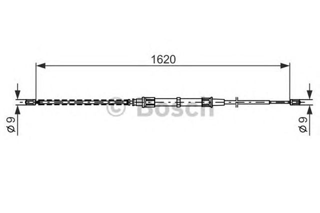Гальмо стоянкове 1987477704 BOSCH