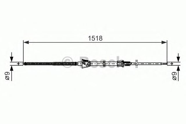 Гальмо стоянкове 1987482375 BOSCH