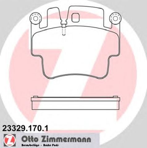Гальмівні колодки 233291701 ZIMMERMANN