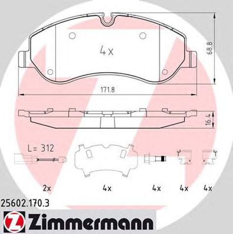 Дискові гальма 256021703 ZIMMERMANN
