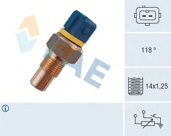 Датчик покажчика температури охолоджуючої рідини 34050 FAE