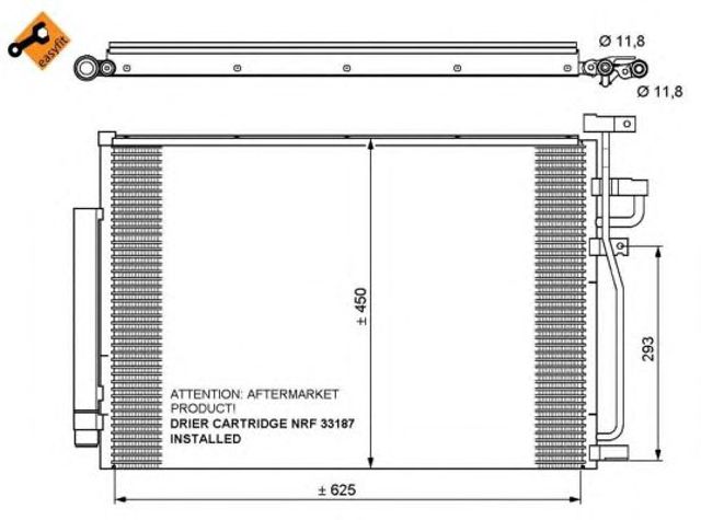 Конденсер 35775 NRF