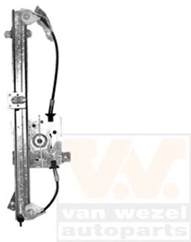 Склопідйомник задніх правих дверей 3781268 VAN WEZEL
