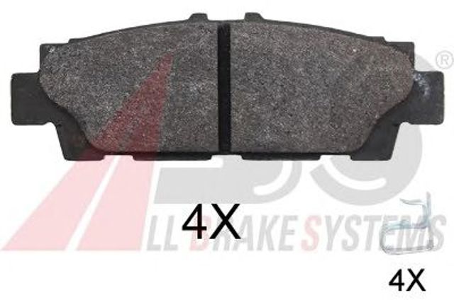 Задні дискові колодки 37913 ABS