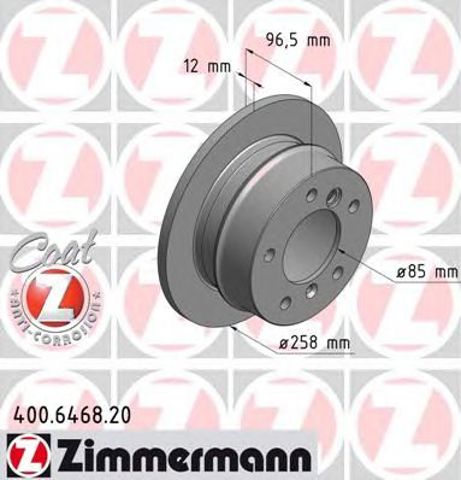 Задні дискові гальма 400646820 ZIMMERMANN