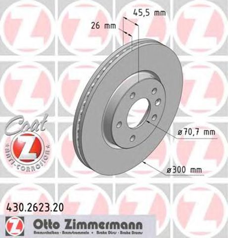 Ротор гальмівний 430262320 ZIMMERMANN