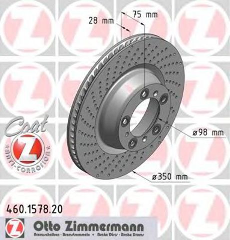 Дискові гальма 460157920 ZIMMERMANN