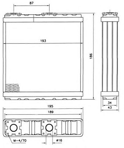 Теплообмінник 52098 NRF
