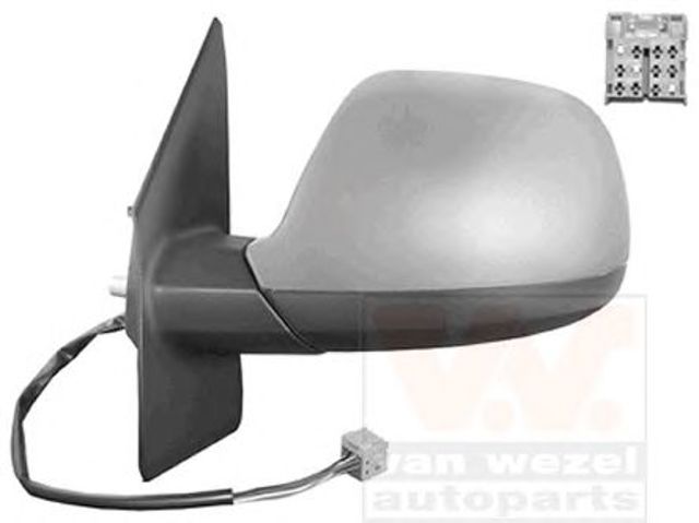 Бічне дзеркало заднього виду в зборі 5790817 VAN WEZEL