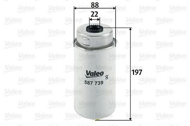 Фільтр палива 587739 VALEO