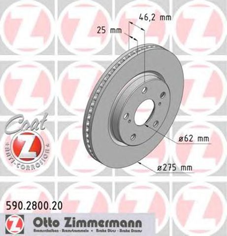 Ротор гальмівний 590280020 ZIMMERMANN