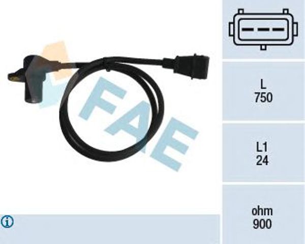 Датчик положення (оборотів) коленвалу 79058 FAE