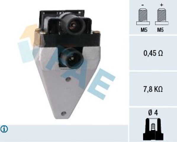 Котушка запалювання 80212 FAE
