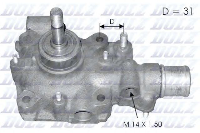 Насос системи охолодження B114 DOLZ