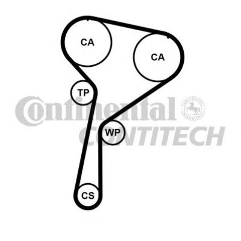 Ремінь двигуна CT1184 CONTINENTAL