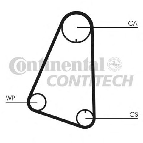 Комплект ГРМ CT633WP1 CONTINENTAL