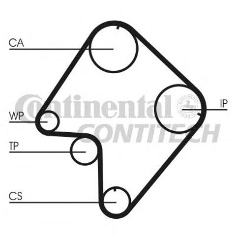 Ремінь двигуна CT832 CONTINENTAL