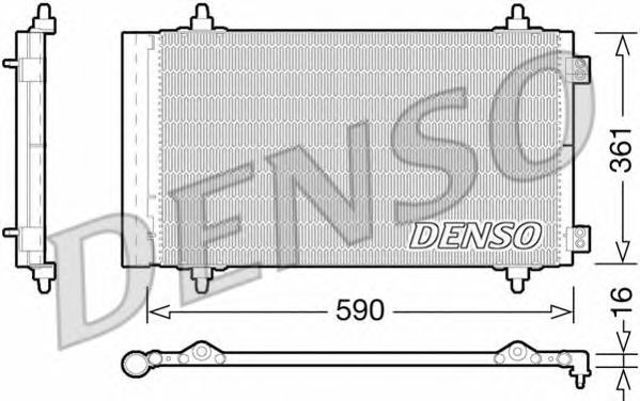 Конденсер DCN21018 DENSO