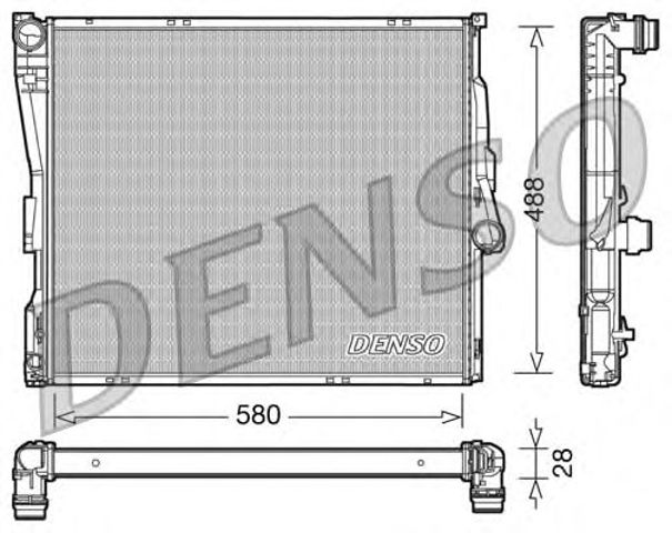 Радіатор охолодження DRM05090 DENSO