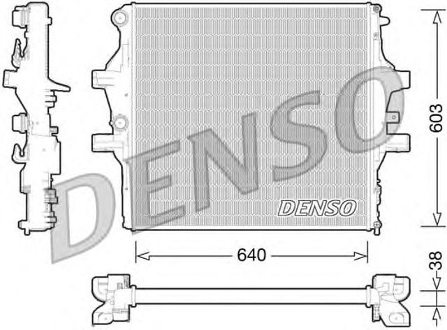 Радіатор охолодження DRM12009 DENSO