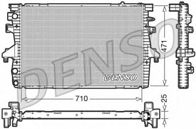 Радіатор DRM32039 DENSO