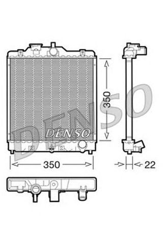 Радіатор охолодження DRM40003 DENSO