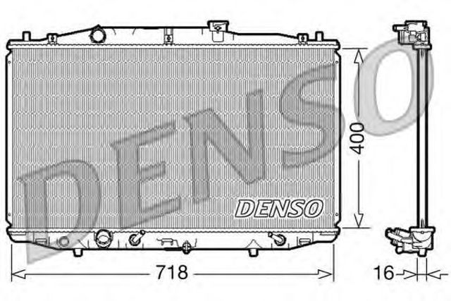 Радіатор DRM40024 DENSO