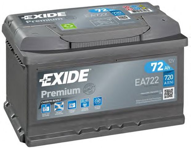 Автомобільна батарея EA722 EXIDE