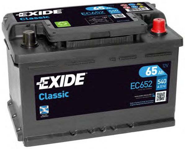 Авто акумулятор EC652 EXIDE
