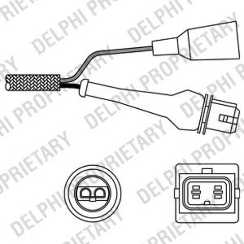 Датчик кисню ES1024012B1 DELPHI