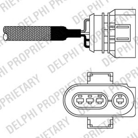 Датчик концентрації кисню ES1096712B1 DELPHI