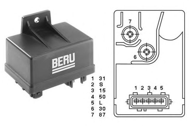 Реле накалу GR034 BERU