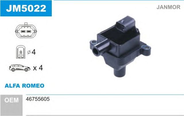 Котушка JM5022 JANMOR