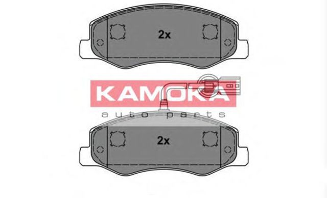 Колодки гальмівні задні, дискові JQ101140 KAMOKA