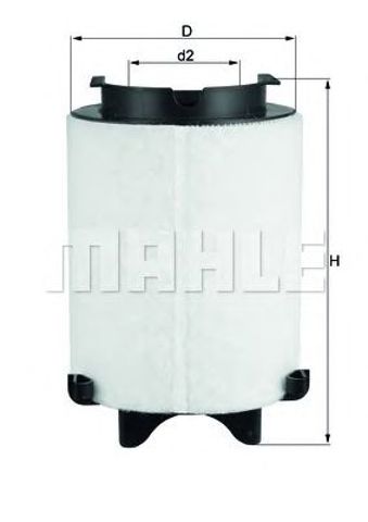 Повітряний фільтр двигуна LX15661 MAHLE