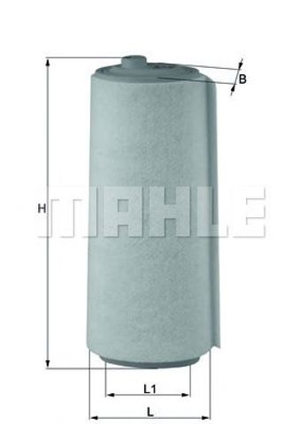 Фільтр повітряний LX823 MAHLE