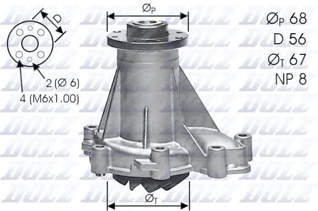 Насос охолоджуючої рідини M176 DOLZ