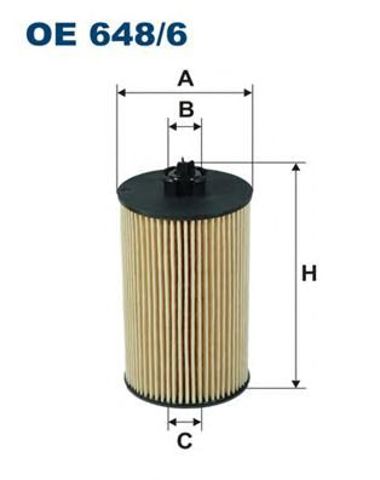 Фільтр масляний OE6486 FILTRON