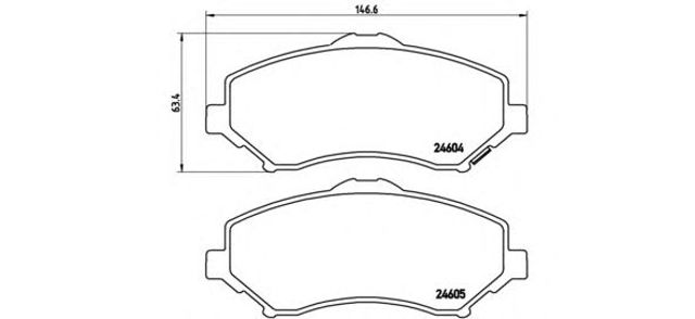 Дискові гальма P11022 BREMBO