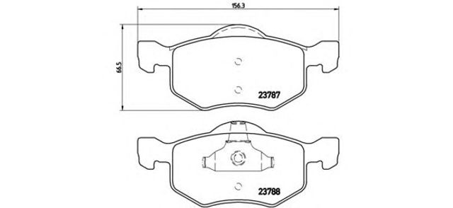 Тормозні колодки P24056 BREMBO