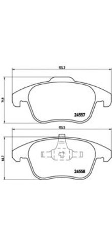 Дискові гальма P61086 BREMBO