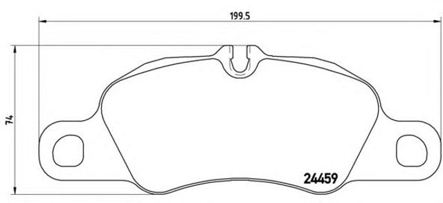 Тормозні колодки P65018 BREMBO