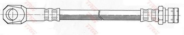Шланг гальмівний передній PHD307 TRW