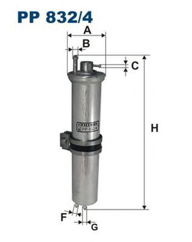 Фільтр палива PP8324 FILTRON