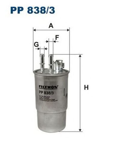 Фільтр паливний PP8383 FILTRON